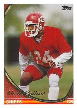 Mark Collins Kansas City Chiefs 1994 Topps NFL #355